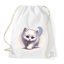 PRINTFASHION Cicus - Sportzsák, Tornazsák - Fehér tornazsák
