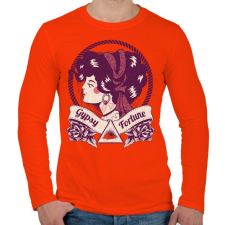 PRINTFASHION Cigány jósnő - Férfi hosszú ujjú póló - Narancs férfi póló