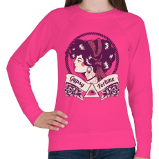 PRINTFASHION Cigány jósnő - Női pulóver - Fukszia