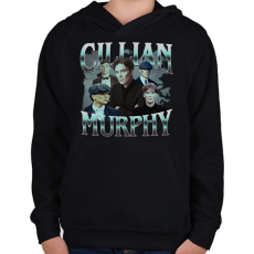 PRINTFASHION Cillian Murphy - Gyerek kapucnis pulóver - Fekete