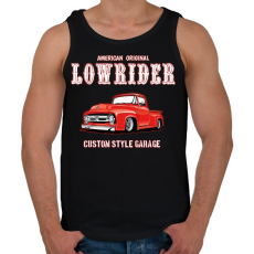 PRINTFASHION Classic car - Férfi atléta - Fekete