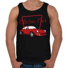 PRINTFASHION Classic Car - Férfi atléta - Fekete