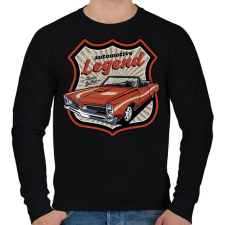 PRINTFASHION classic car - Férfi pulóver - Fekete férfi pulóver, kardigán