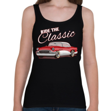 PRINTFASHION Classic car  - Női atléta - Fekete női trikó