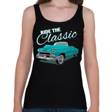 PRINTFASHION Classic car  - Női atléta - Fekete