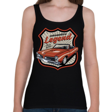 PRINTFASHION classic car - Női atléta - Fekete női trikó