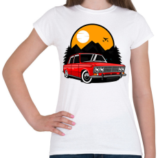 PRINTFASHION Classic car - Női póló - Fehér