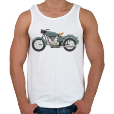 PRINTFASHION Classic - Férfi atléta - Fehér atléta, trikó