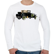 PRINTFASHION Classic - Férfi hosszú ujjú póló - Fehér