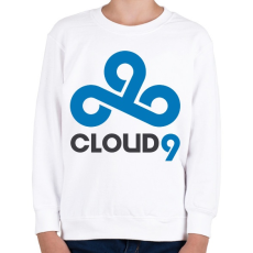 PRINTFASHION Cloud9 logo - Gyerek pulóver - Fehér