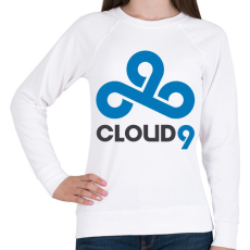 PRINTFASHION Cloud9 logo - Női pulóver - Fehér