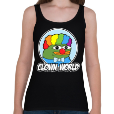 PRINTFASHION Clown World - Női atléta - Fekete