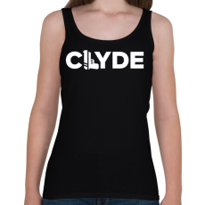 PRINTFASHION Clyde páros póló - Női atléta - Fekete