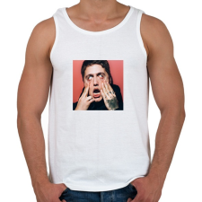 PRINTFASHION CMH - Férfi atléta - Fehér atléta, trikó