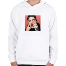 PRINTFASHION CMH - Gyerek kapucnis pulóver - Fehér gyerek pulóver, kardigán