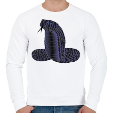 PRINTFASHION cobra-6369762 - Férfi pulóver - Fehér férfi pulóver, kardigán
