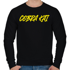 PRINTFASHION COBRA KAI 1 - Férfi pulóver - Fekete férfi pulóver, kardigán
