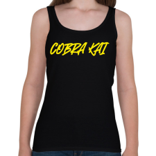 PRINTFASHION COBRA KAI 1 - Női atléta - Fekete női trikó