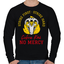 PRINTFASHION COBRA KAI 3 - Férfi pulóver - Fekete férfi pulóver, kardigán