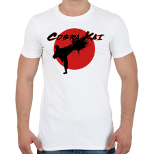 PRINTFASHION Cobra Kai - Férfi póló - Fehér férfi póló