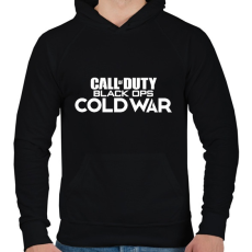 PRINTFASHION COD - Cold War - Férfi kapucnis pulóver - Fekete