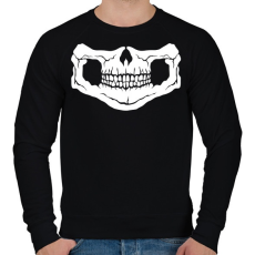 PRINTFASHION COD: Ghosts - Férfi pulóver - Fekete