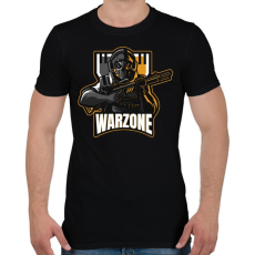 PRINTFASHION COD: Warzone - Férfi póló - Fekete