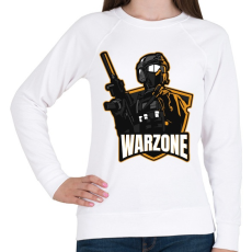 PRINTFASHION COD: Warzone - Női pulóver - Fehér