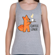 PRINTFASHION Coffee Lover - Női atléta - Sport szürke női trikó