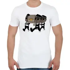 PRINTFASHION Coffin Dance - Férfi póló - Fehér férfi póló