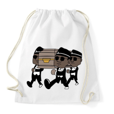 PRINTFASHION Coffin Dance - Sportzsák, Tornazsák - Fehér tornazsák