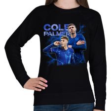 PRINTFASHION Cole Palmer - Női pulóver - Fekete női pulóver, kardigán