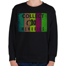 PRINTFASHION COLLECT MEMORIES - Gyerek pulóver - Fekete gyerek pulóver, kardigán