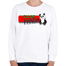 PRINTFASHION Color panda android game - Gyerek pulóver - Fehér