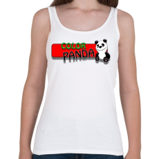 PRINTFASHION Color panda android game - Női atléta - Fehér
