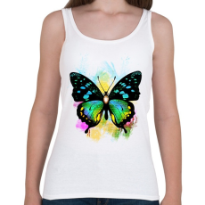 PRINTFASHION colorful butterfly - Női atléta - Fehér