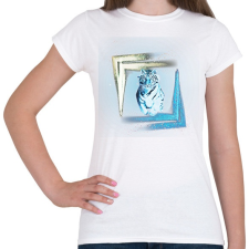 PRINTFASHION colorfulltiger - Női póló - Fehér női póló