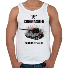 PRINTFASHION commander fv4005 - Férfi atléta - Fehér
