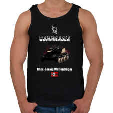 PRINTFASHION commander-rhm - Férfi atléta - Fekete atléta, trikó