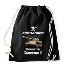 PRINTFASHION commander-scorpion g - Sportzsák, Tornazsák - Fekete tornazsák