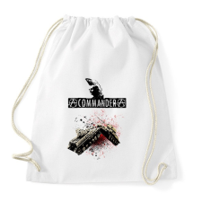 PRINTFASHION commander - Sportzsák, Tornazsák - Fehér tornazsák
