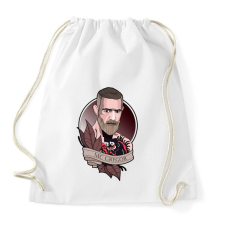PRINTFASHION Conor McGregor - Sportzsák, Tornazsák - Fehér tornazsák