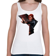 PRINTFASHION Control - Női atléta - Fehér női trikó