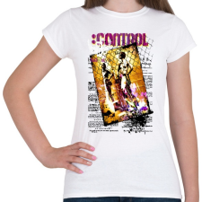 PRINTFASHION CONTROL - Női póló - Fehér női póló