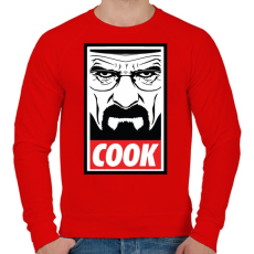 PRINTFASHION Cook - Férfi pulóver - Piros