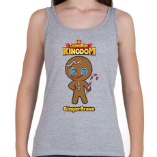 PRINTFASHION Cookie Run Kingdom - GingerBrave - Női atléta - Sport szürke