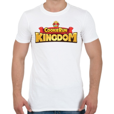 PRINTFASHION Cookie Run Kingdom - Logo - Férfi póló - Fehér