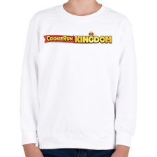 PRINTFASHION Cookie Run Kingdom - Logo - Gyerek pulóver - Fehér gyerek pulóver, kardigán