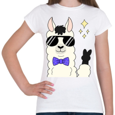 PRINTFASHION cool alpaca - Női póló - Fehér női póló