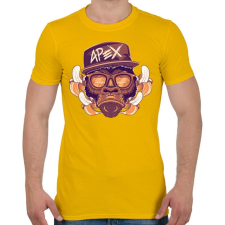 PRINTFASHION Cool Apex - Férfi póló - Sárga férfi póló